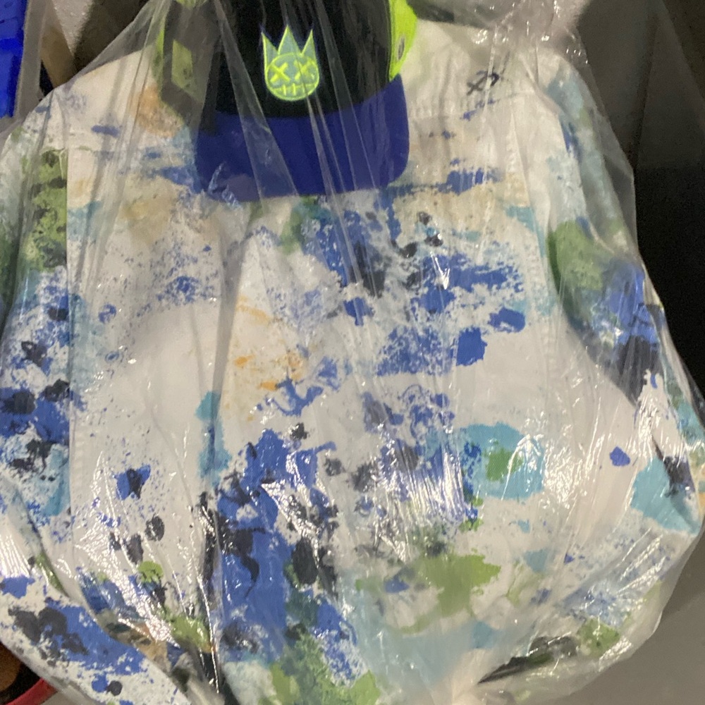 Cult of Individuality Blue and Green Artistic Hat